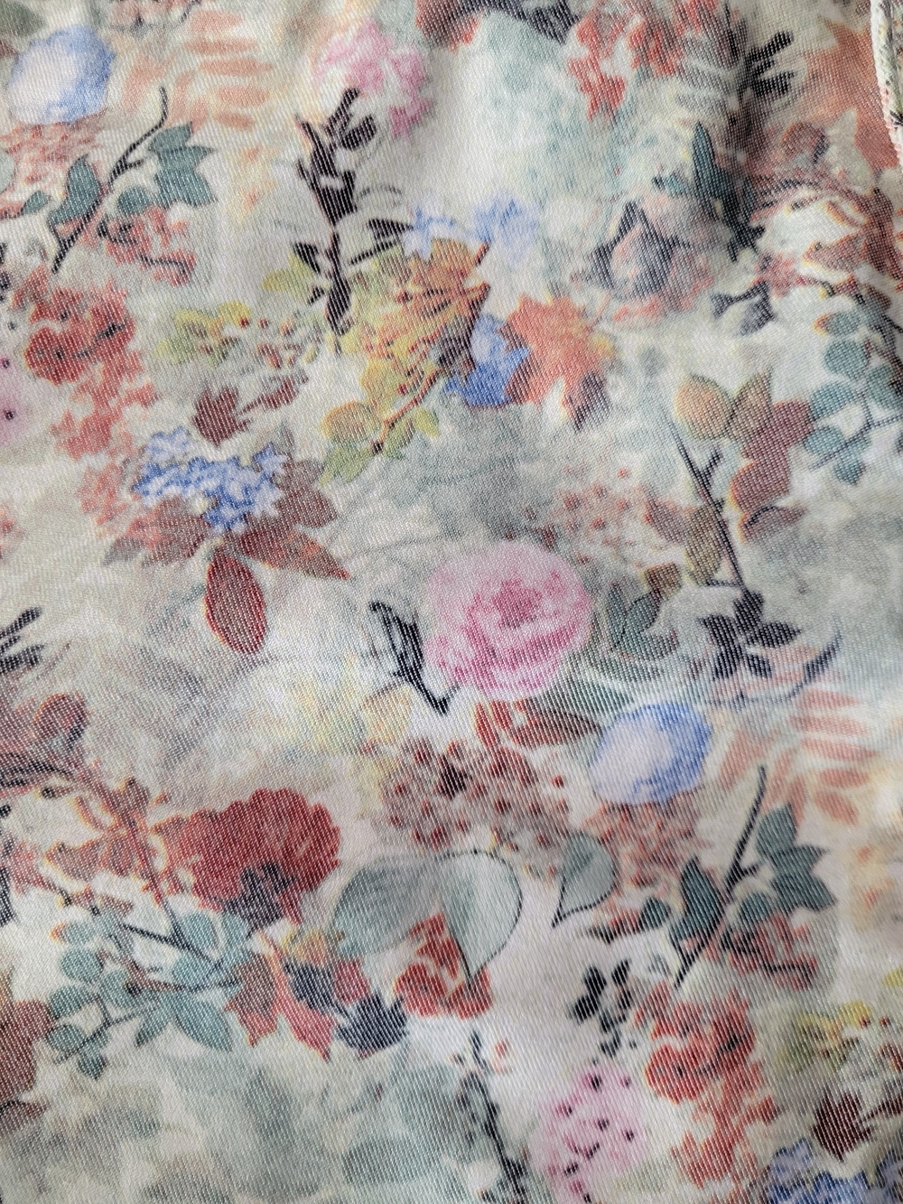 Hudson Jeans Kids Floral Print Cream Jeans - Picture 3 of 6
